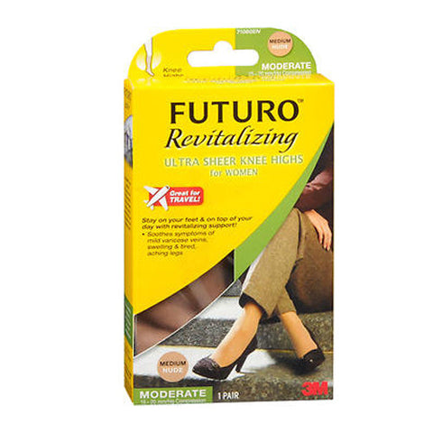 Futuro, Ultra Sheer Knee Highs For Women Medium, 1 Each Futuro