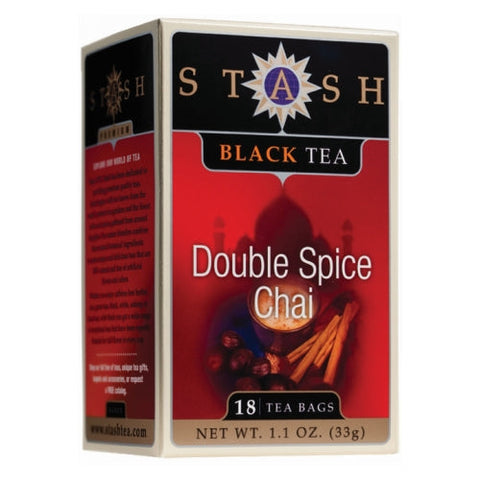 Stash Tea, Double Spice Chai Tea, 18 Bags Stash Tea