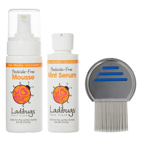 Ladibugs Inc, Lice Elimination Kit, 3 Pc Ladibugs Inc