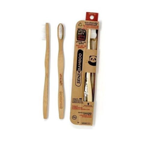 Senzacare, Eco-Friendly Toothbrush Adult Soft, 1 Count Senzacare