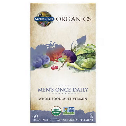 Garden of Life, Organics Men'S Once Daily Multivitamin, 60 Tabs Garden of Life