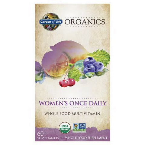 Garden of Life, Organics Women'S Once Daily Multivitamin, 60 Tabs Garden of Life