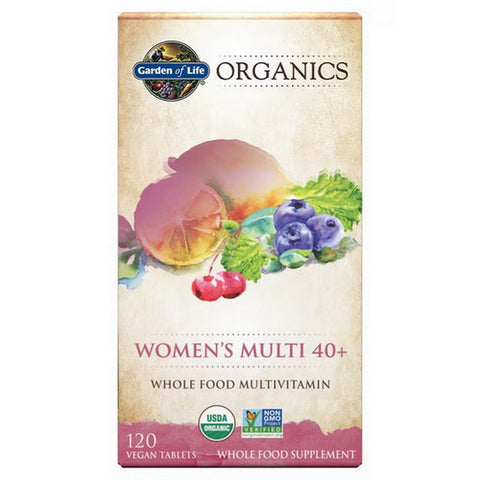 Garden of Life, Organics Women's 40 Plus Multi, 120 Tabs Garden of Life
