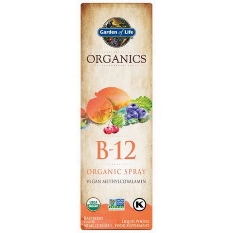 Garden of Life, B-12 Organic Spray Raspberry Liquid, 2 Oz Garden of Life