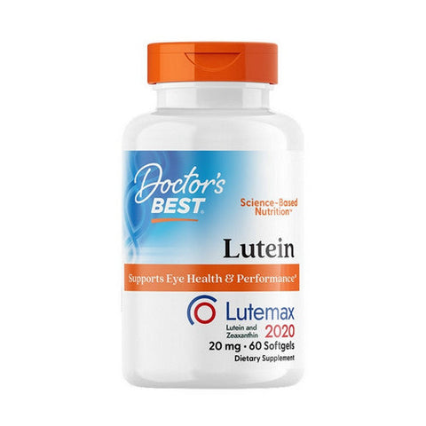 Doctors Best, Lutein with Lutemax, 20 mg, 60 Softgels Doctors Best