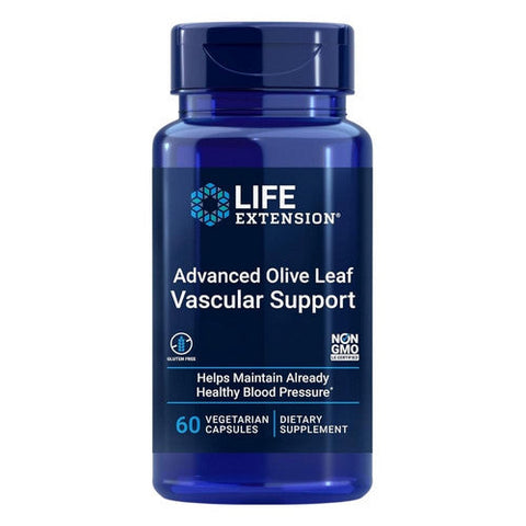 Life Extension, Advanced Olive Leaf Vascular Support, With Celery Seed Extract 60 Vcaps Life Extension