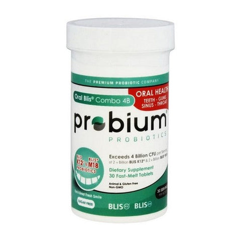 Probium, Oral Blis Combo 4B Probium Porbiotic, 30 Tabs Probium