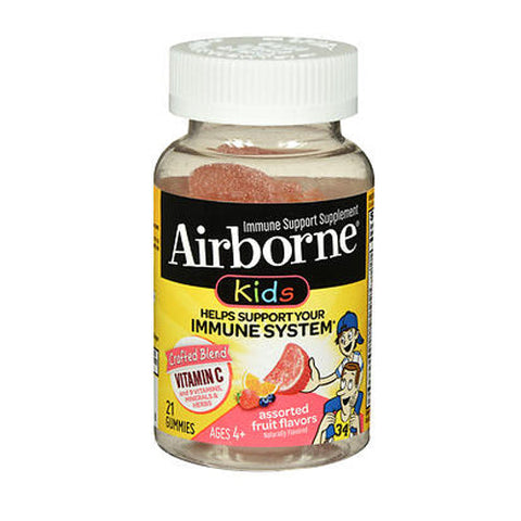 Airborne, Assorted Fruit Flavored, 21 Gummies Airborne