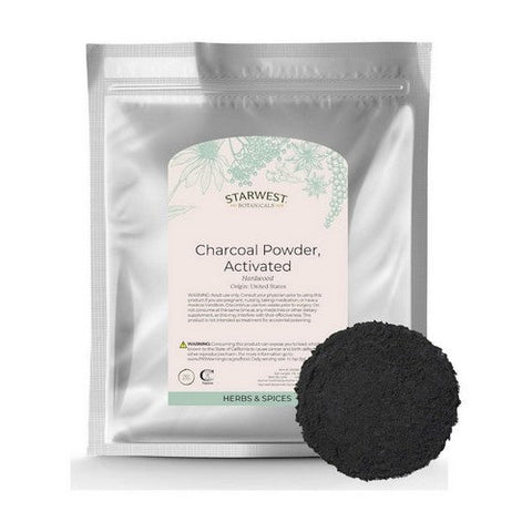 Starwest Botanicals, Activated Charcoal Powder, 1 lb Starwest Botanicals