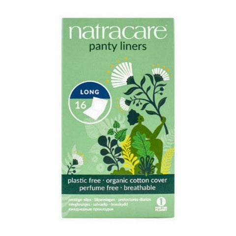 Natracare, Organic And Natural Panty Liners Long, 16 Count Natracare