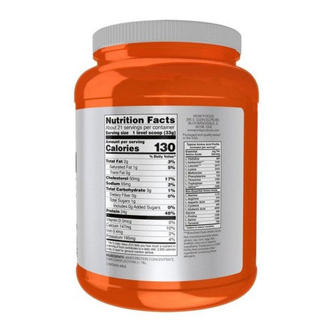 Now Foods, Whey Protein Concentrate, Unflavored 1.5 lbs Now Foods