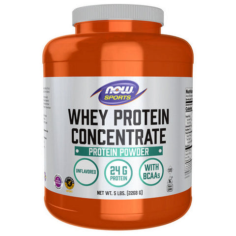 Now Foods, Whey Protein Concentrate, Unflavored 5 lbs Now Foods