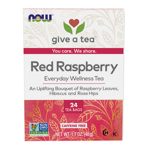 Now Foods, Women's Righteous Raspberry Tea, 24 Tea Bags Now Foods