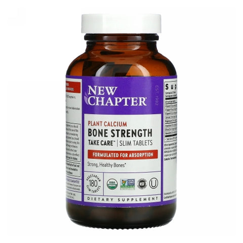 New Chapter, Bone Strength Take Care Organic Plant Calcium, 30 Veg Caps New Chapter