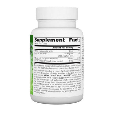 Source Naturals, Vegan True Iron Support, 180 Tabs Source Naturals