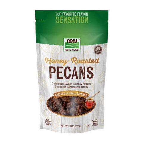 Now Foods, Honey Roasted Pecans, 8 Oz Now Foods