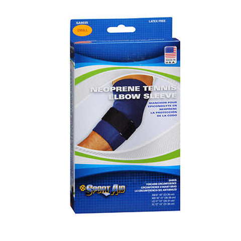 Sport Aid, Neoprene Tennis Elbow Sleeve Small, 1 Each Sport Aid