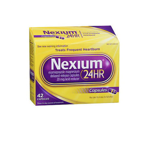 Nexium 24HR, Acid Reducer Heartburn Relief Capsules, 42 Caps Nexium 24HR