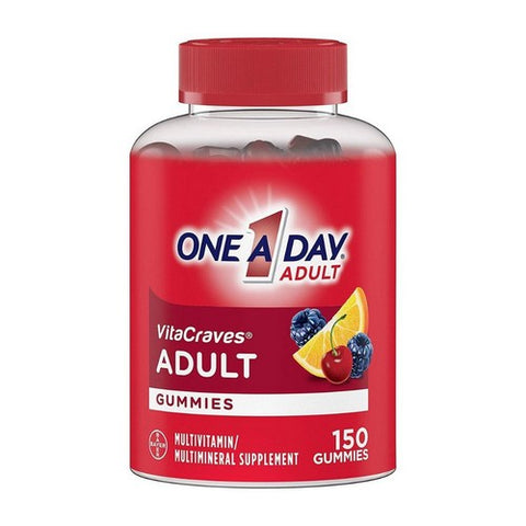 One-A-Day, VitaCraves Adult Multivitamin Gummies, 150 Each One-A-Day