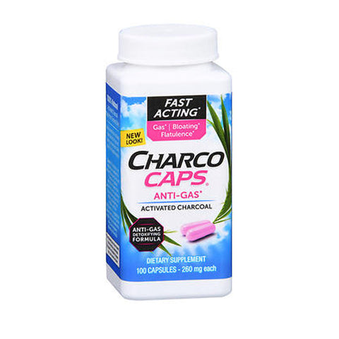 Emerson Healthcare Llc, Anti Gas Activated Charcoal Capsules, 260 mg, 100 Caps Emerson Healthcare Llc