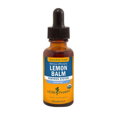Herb Pharm, Lemon Balm Alcohol-Free, 1 Oz Herb Pharm
