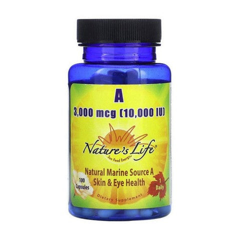 Nature's Life, Vitamin A, 3000 Mcg, 100 Caps Nature's Life