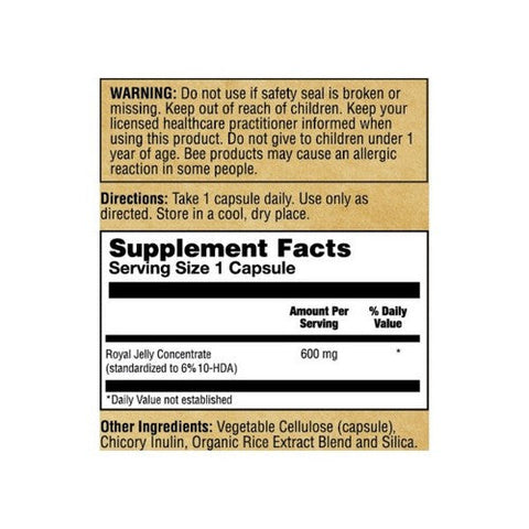 Honey Gardens, Ultra Potency Royal Jelly, 2000 Mg, 30 Veg Caps Honey Gardens