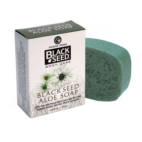 Amazing Herbs, Black Seed Aloe Soap, 4.25 oz Amazing Herbs