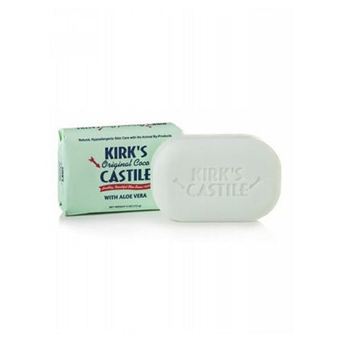 Kirk's Natural Products, Castile Bar Soap, Aloe Vera 4 oz Kirk's Natural Products