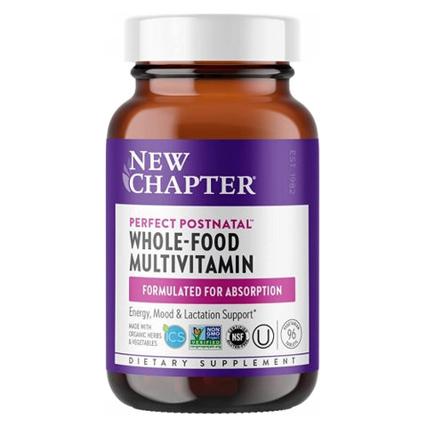 New Chapter, Perfect Postnatal Multivitamin, 90 Veg Slim Tabs New Chapter