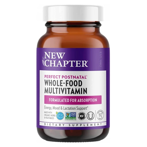 New Chapter, Perfect Postnatal Multivitamin, 192 Tabs New Chapter