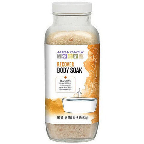 Aura Cacia, Body Soak Bath Salts, Recover 18.5 oz Aura Cacia
