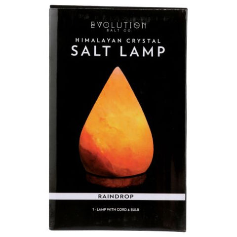 Evolution Salt, Raindrop Salt Lamp, 1 Count Evolution Salt