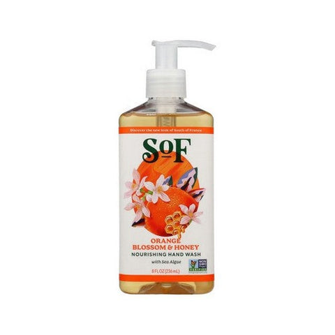 South Of France Soaps, Nourishing Liquid Hand Wash Orange Blossom Honey, 8 Oz South Of France Soaps