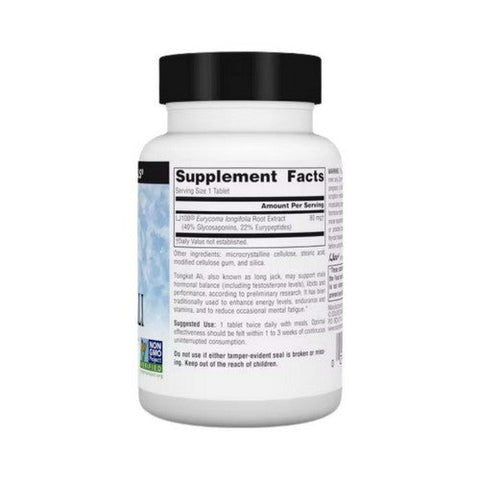 Source Naturals, Tongkat Ali, 80 Mg, 120 Tabs Source Naturals