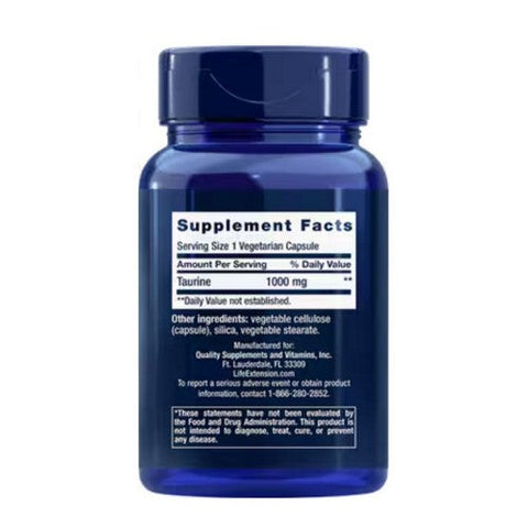 Life Extension, Taurine, 1000 mg, 90 Vcaps Life Extension