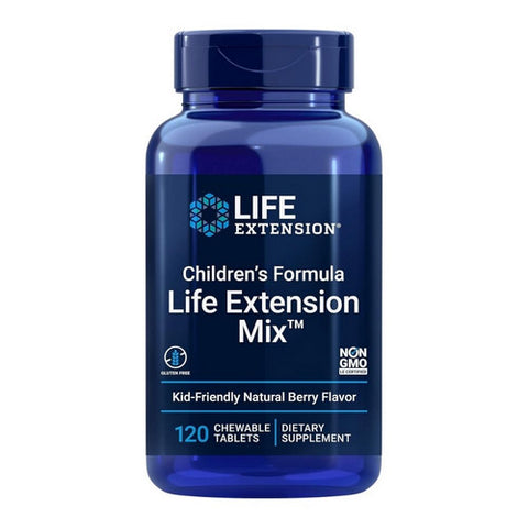 Life Extension, Children's Formula Life Extension Mix, Berry 120 Chewabel Tabs Life Extension