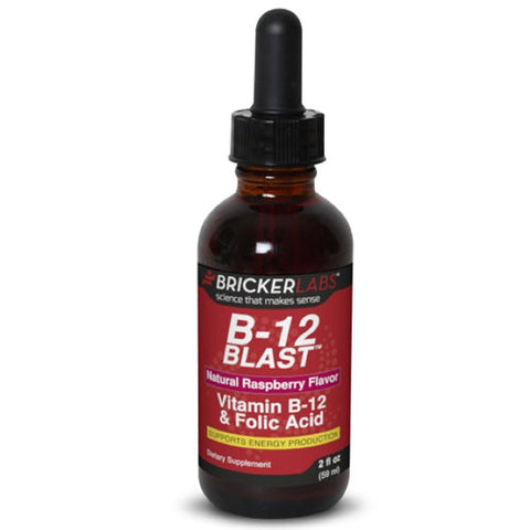 Bricker Labs, B-12 Blast Methycobalamin, Raspberry 2 fl oz Bricker Labs