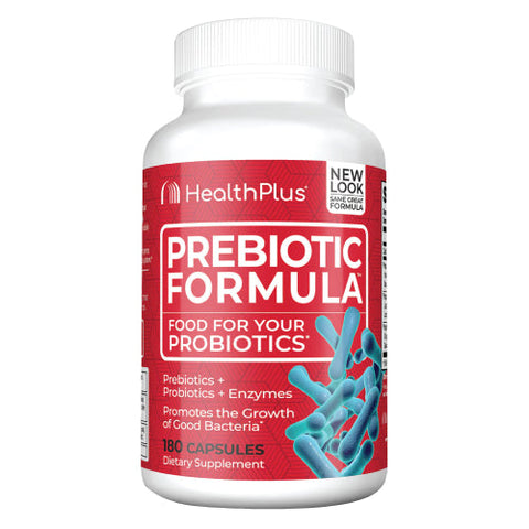 Health Plus, Prebiotic Formula, 180 Caps Health Plus