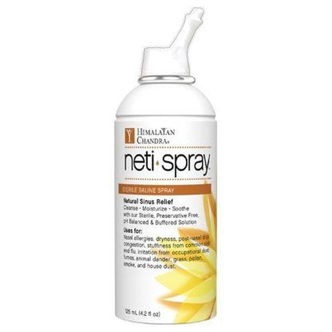 Himalayan Institute, Neti Spray Sterile Saline Spray, 4.2 oz Himalayan Institute
