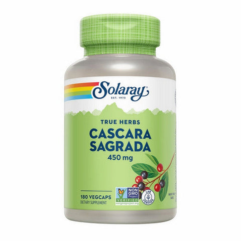 Solaray, Cascara Sagrada, 450 mg, 180 Caps Solaray