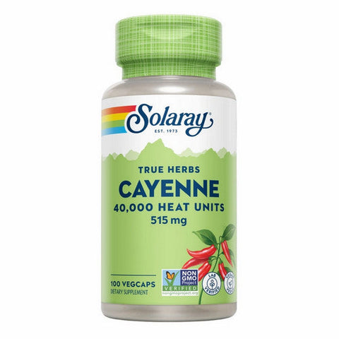 Solaray, Cayenne, 515 mg, 100 Caps Solaray