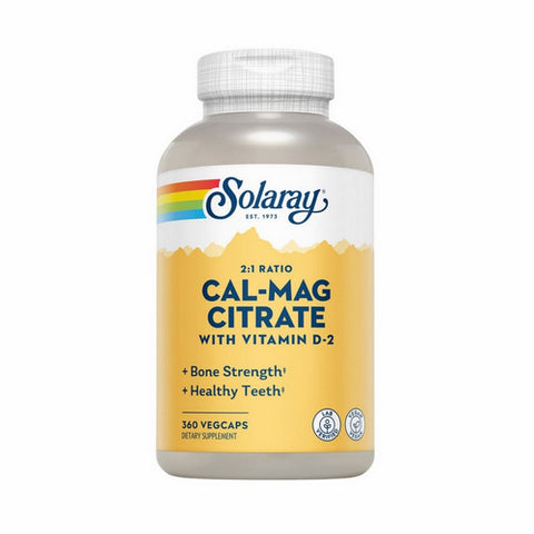 Solaray, Cal-Mag Citrate, 400 IU, 360 Caps Solaray
