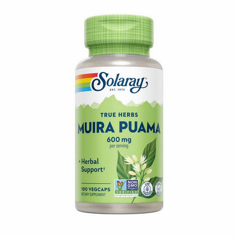 Solaray, Muira Puama, 600 mg, 100 Caps Solaray