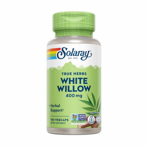 Solaray, White Willow, 400 mg, 100 Caps Solaray