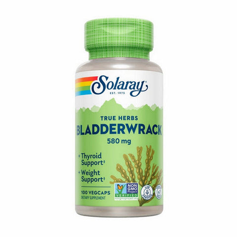 Solaray, True Herbs Bladderwrack, 580 Mg, 100 Veg Caps Solaray