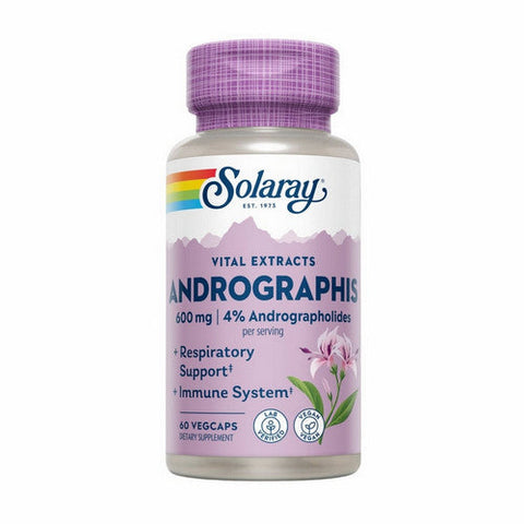 Solaray, Andrographis Aerial Extract, 60 Caps Solaray