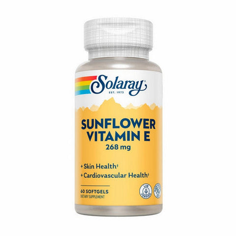 Solaray, Sunflower Vitamin E, 400 IU, 60 Softgels Solaray