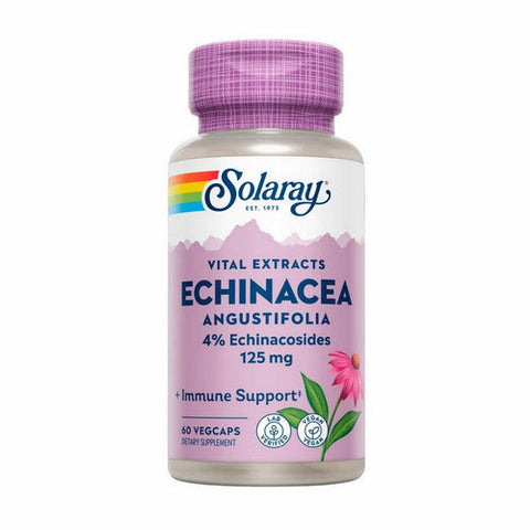 Solaray, Echinacea Root Extract, 125 mg, 60 Caps Solaray