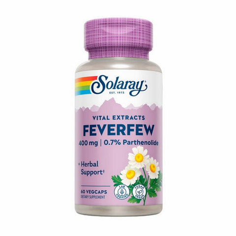 Solaray, Feverfew Aerial Extract, 350 mg, 60 Caps Solaray